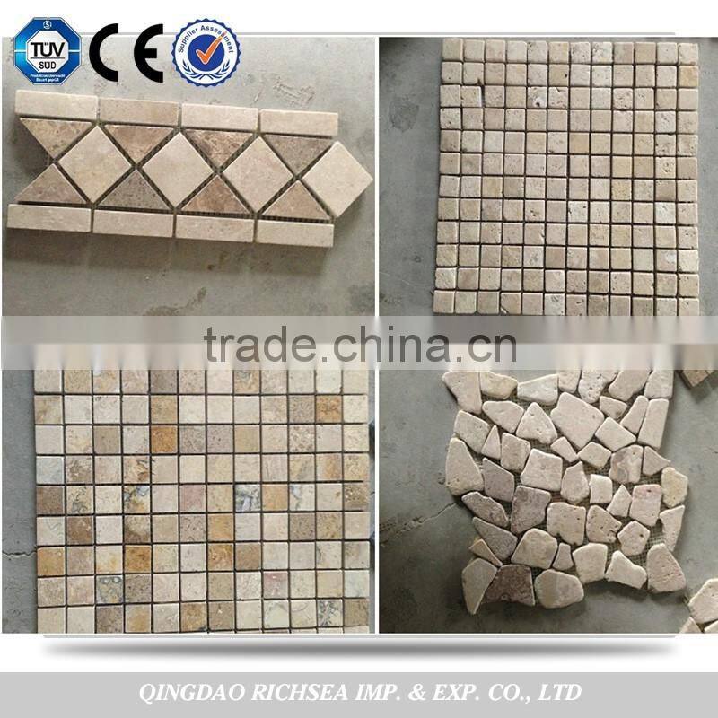 Dark color 60*60 travertine tiles