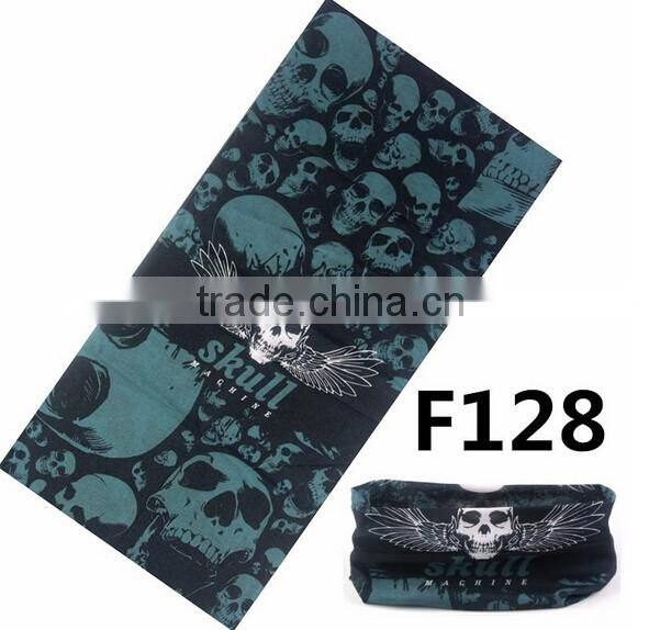 New arrival fashion cool skull print magic scarf/#