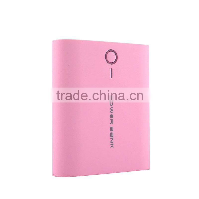 Rubber oil processed portable mobile power bank with dual USB outputs