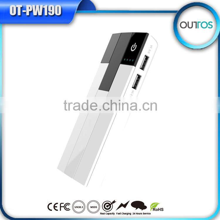 new arrival 10000mah best mobile charger battery bank flash light