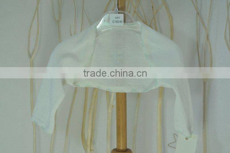 Crewneck With Lace Cute Baby Girls Knitted Poncho