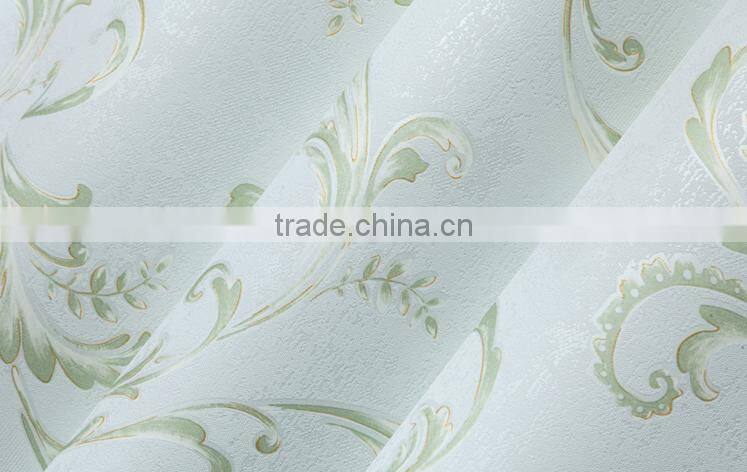 latest wallpaper design european style rural Non woven Wallpaper