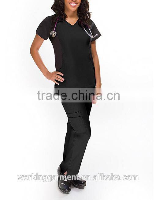 Fashion Basics Women's Flex Set Nurse Hospital Uniform/Medical Scrubs