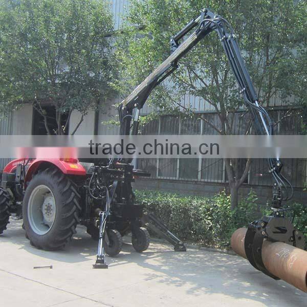 ZM Series Log Trailer Crane ZM10006,Timber Trailer with Crane,Tractor mounted model((1 ton,3 ton,5 ton,8 ton,10ton,12 ton) )