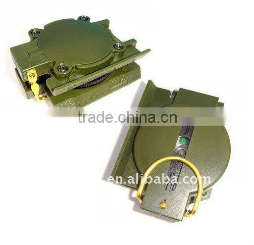 Military Hiking Camping Metal Army Lens Map Measure Compass