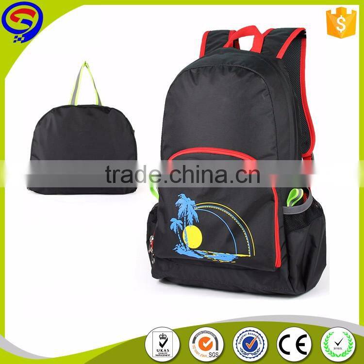 hot selling! cheap price! Free Sample! Waterproof foldable Nylon backpack