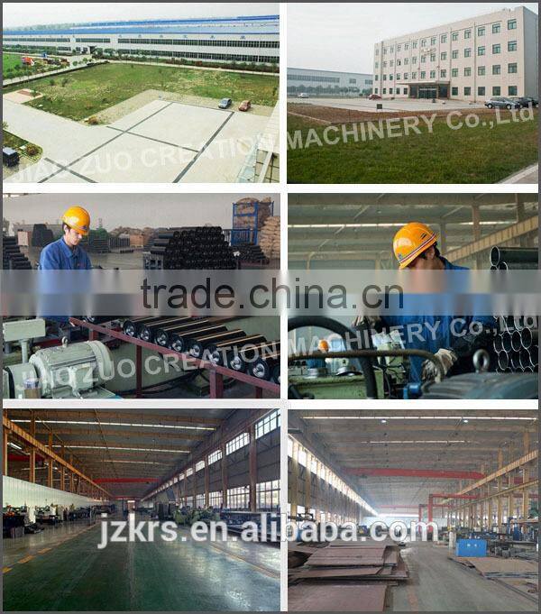 power plant long distance bulk material handling system pipe conveyor