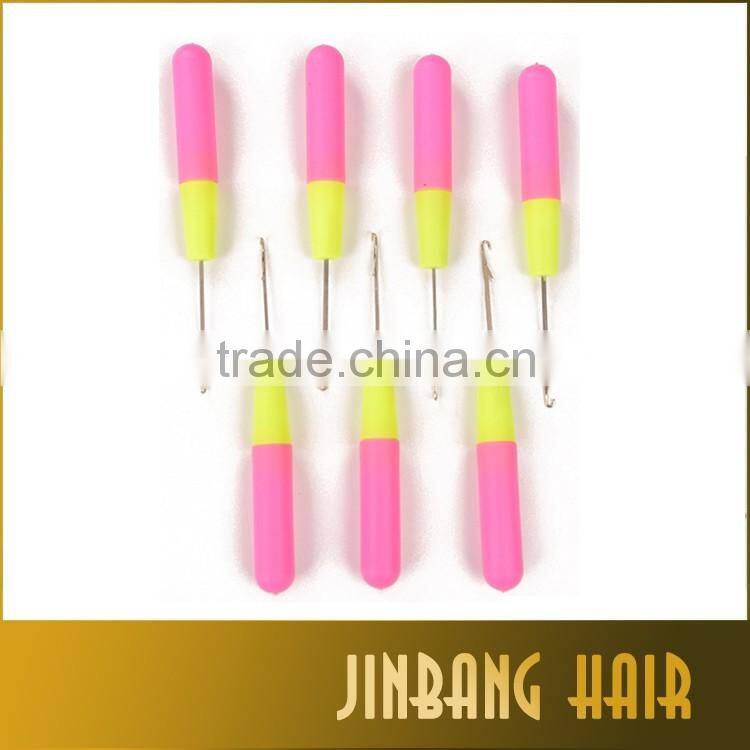 Best Quality 50pcs/lot 15cm Plastic Handle Crochet Hook needles for making dreadlock