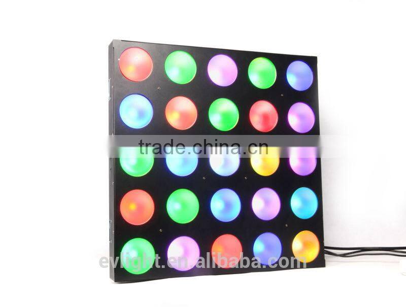 EV LIGHT stage lighting25pcs 9W rgb tri LED matrix blinder