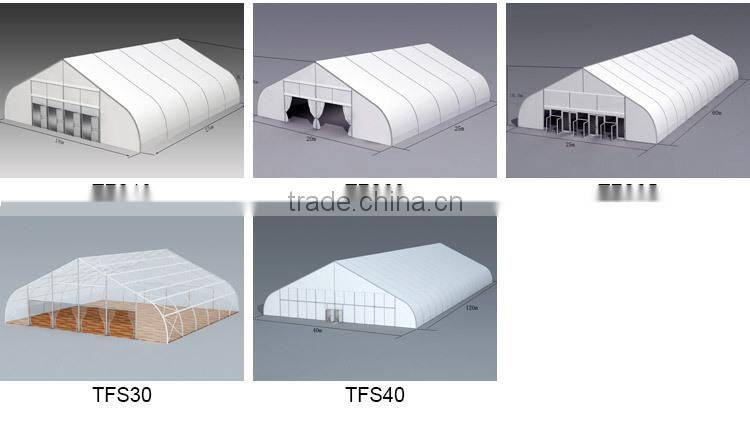 Shelter TFS aircraft hangar tents arch aluminum frame marquees for military