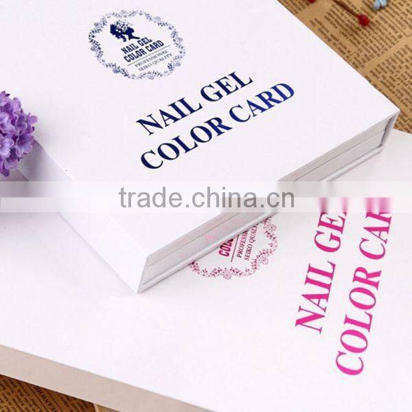 Luxury custom packaging paper box for nail gel color card