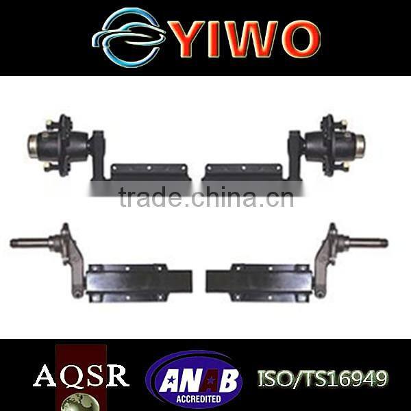 2500 kg rubber torsion axle factory