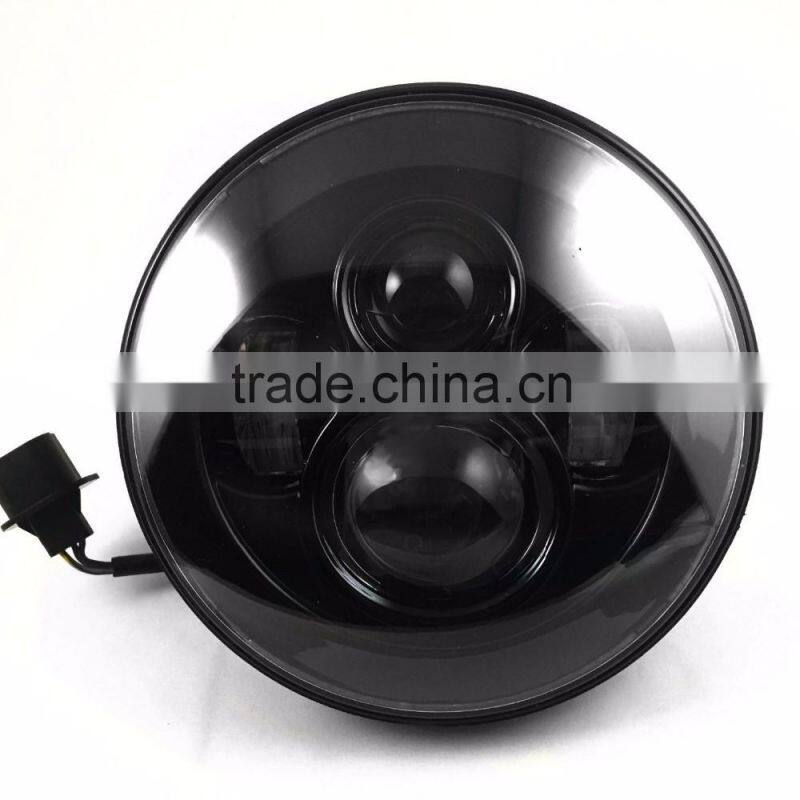 7" Round LED Projection Daymaker Headlight car Headlight Kit for Harley Motorcycles Jee-p Hummer Lan-d Rover