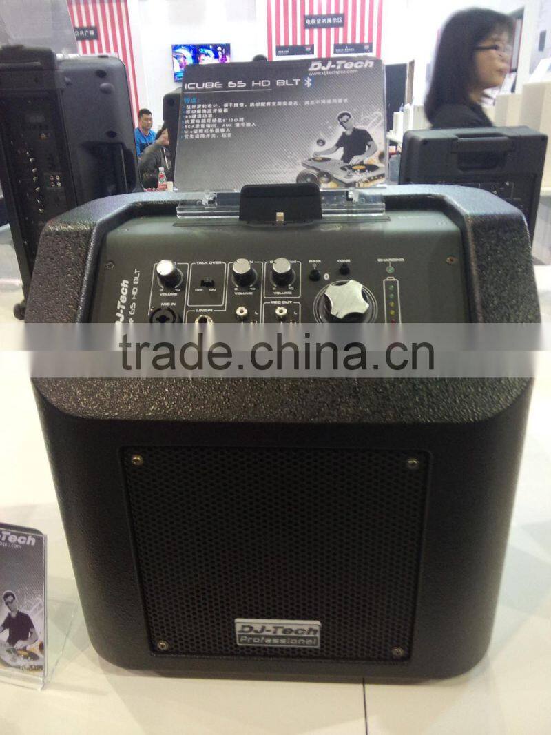 portable dj system active pa speaker EZ transportation loud portable speakers