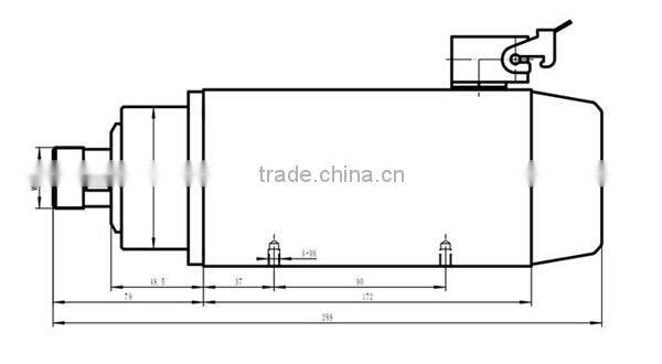 GDZ93x82-2.2(380V) Toauto 2.2 kw spindle motor for cnc machine