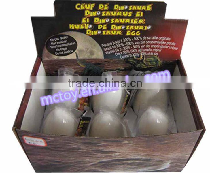 Creative colorful dinasour egg grow in water growing toy
