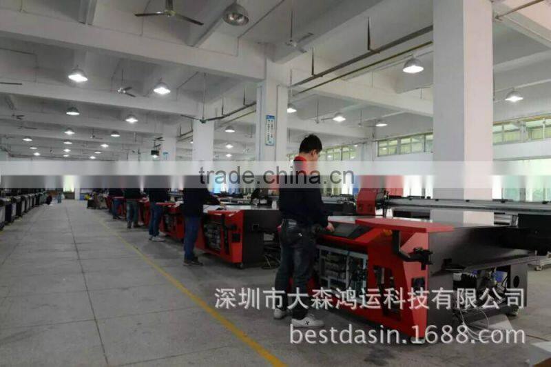 shenzhen bestdasin A0 9880C 118cmX250cm 8 colors CMYK WWWW Bottom price best Choice glass uv flatbed printer