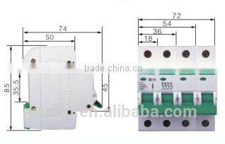 New Type NPM1-63 Mini Micro Miniature Circuit Breaker ,MCB Electrical / Single Phase MCB