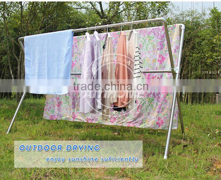 Outdoor heavy duty extendable and foldable stainless steel clothes rack have stock