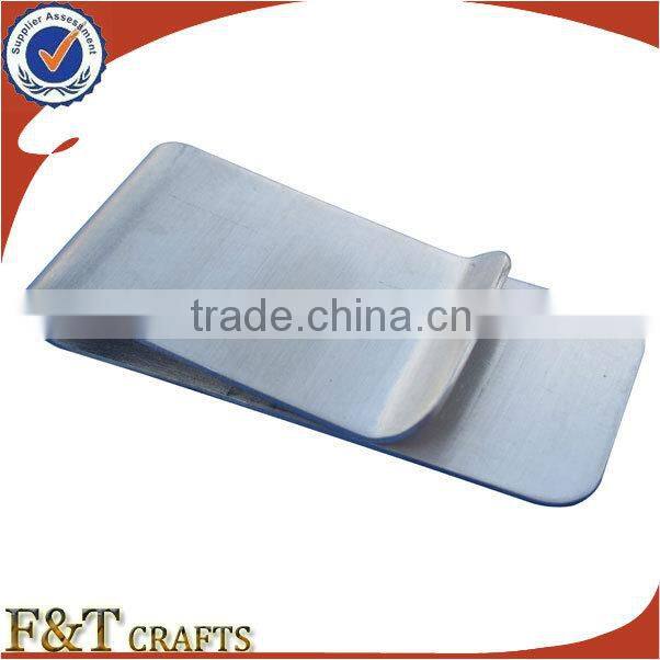 hot sales metal blank stainless steel money clip with laser engraved logo