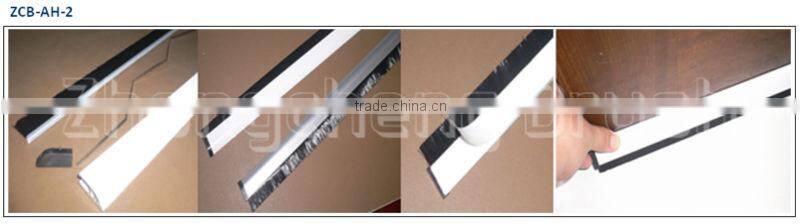 metal channel weather door strip brush