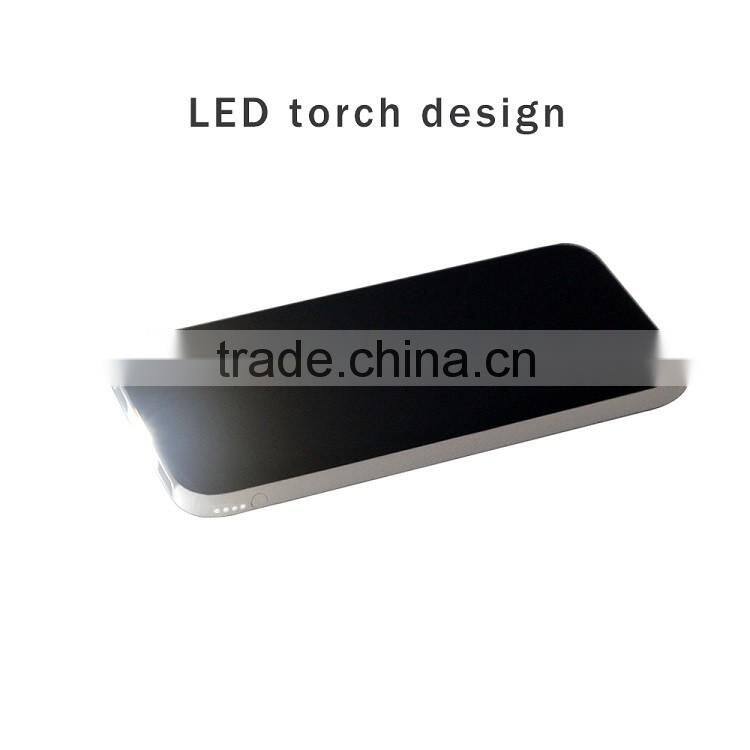 Promotional new products 2016 portable dual usb power bank 10000mah