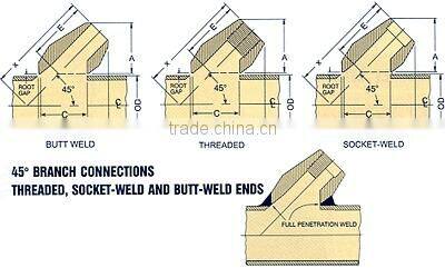 ASTM A234 WPB ASME B16.11 Seamless Carbon steel (EQUAL,REDUCING) TEE pipe fitting