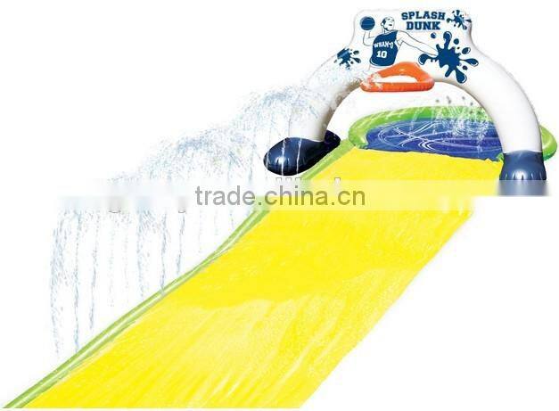 inflatable plastic water park giant slip and slide