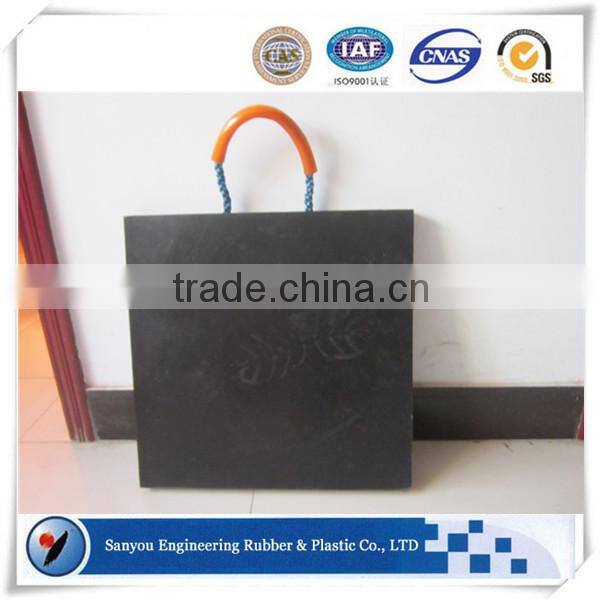 skid proof hdpe crane outrigger pad/crane support mat for crane/crane foot bearing support