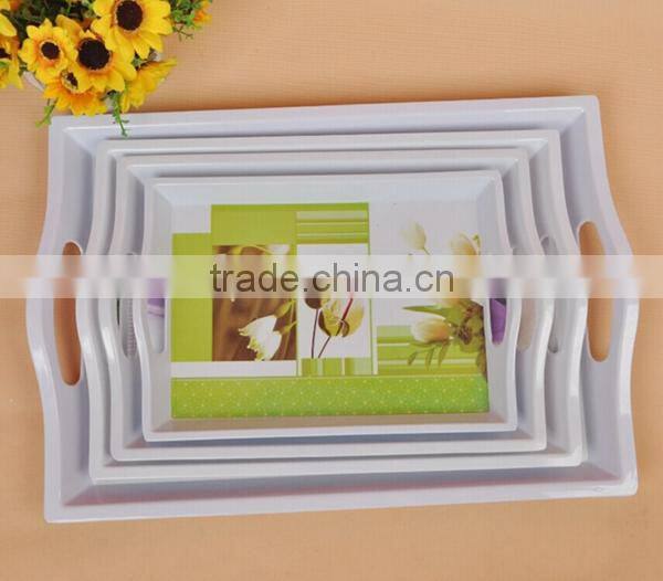2015 fasional melamine serving tray