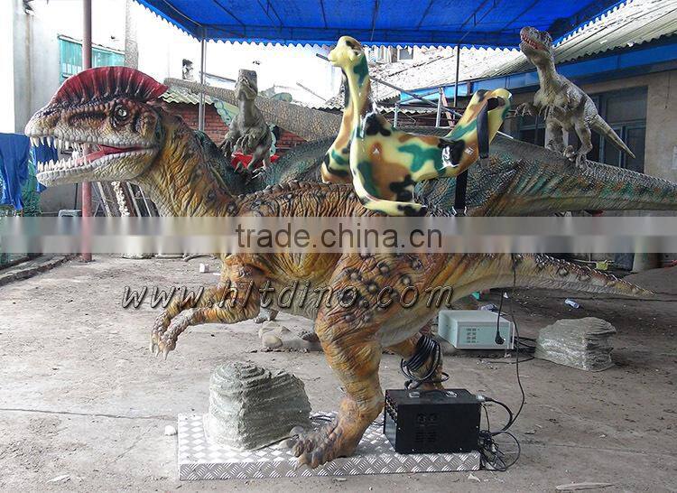 Play ground entertainment dinosaur ride