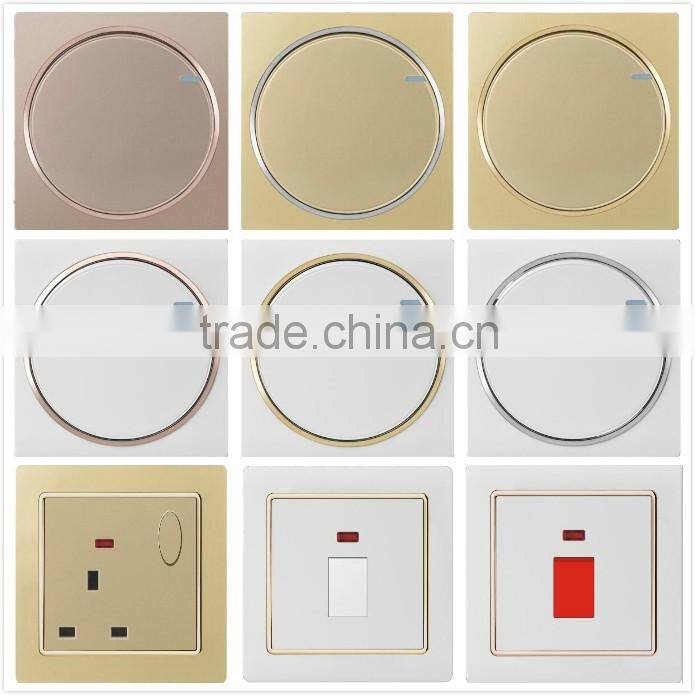 Modern fashion design PC electric wall switch
