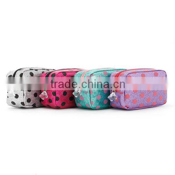 High quality pvc cosmetic bag/polyester cosmetic bag