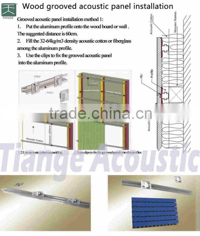 melamin and veneer plate/ mdf wall panel/ mdf acoustic ceiling board/
