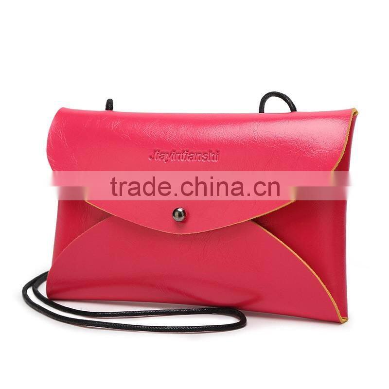 2016 Stylish wallet PU Leather Clutch Wallet multicolor envelope wallet