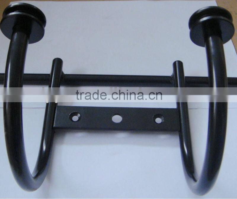 black metal office chair leg