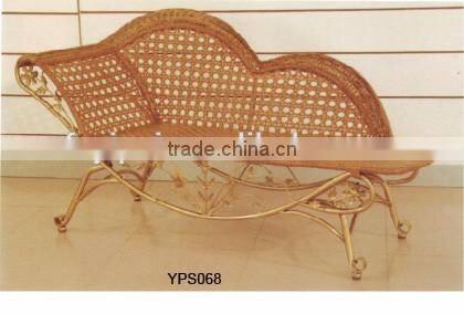 0503 indoor furniture luxury elegant rattan royal sun chaise lounge chair YPS068