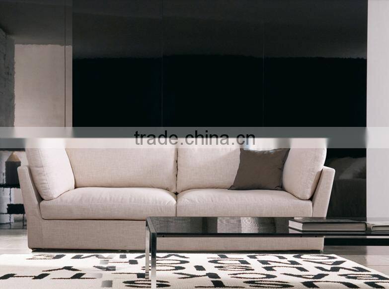 Koni Fashion Fabric Solid wood Feather High Quality Sofa