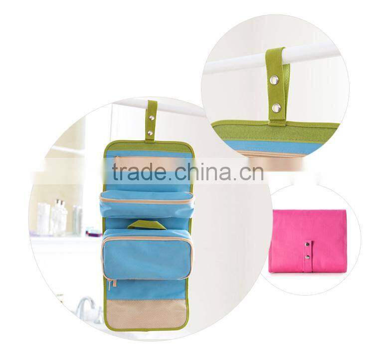 Fashionable eco-friendly painting folding hanging storage bag