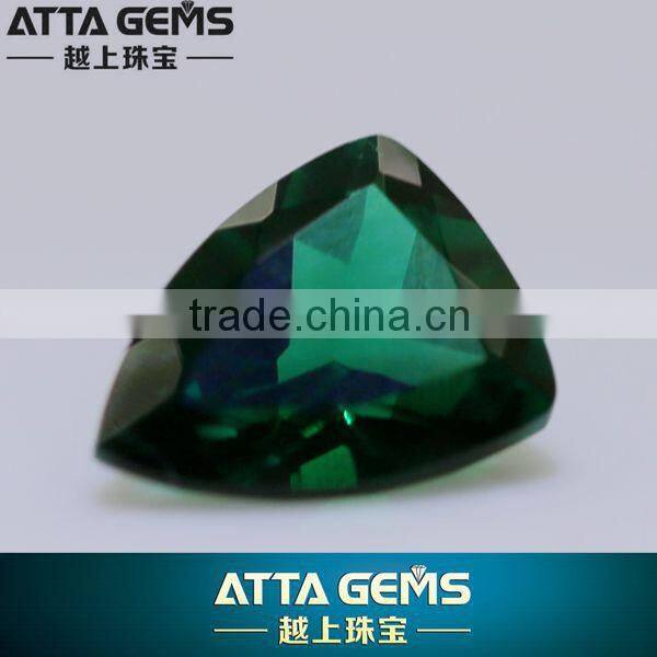 Trillion cut and the lowest price of lab created emeralds