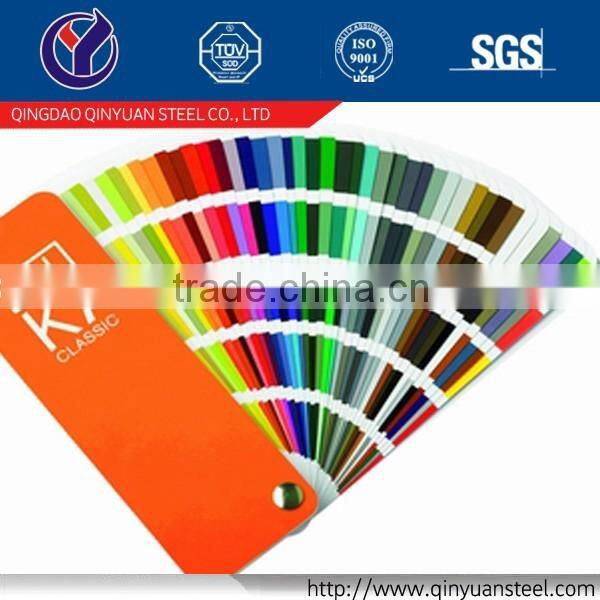 Color galvanized corrugated steel sheet with DX51D+Z Grade Mill Shandong stock
