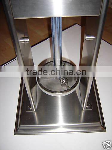 5L stainless steel horizontal sausage stuffer
