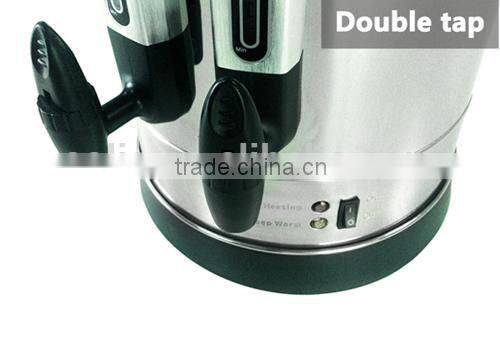 Electric Kettles stainless steel water boiler with double tap for commercial used urn