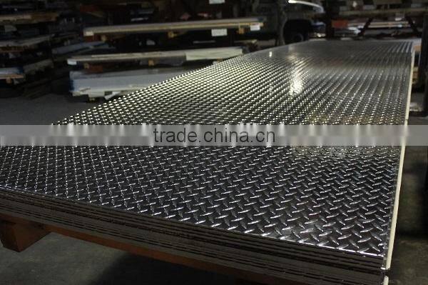 anodizing diamond tread embossed aluminum roofing sheet plate