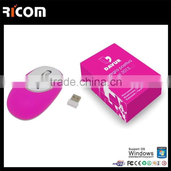 Wireless anti-stress silicon rubber mouse for computer MW7056