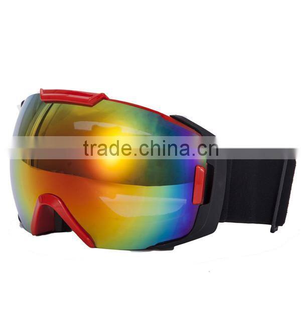 Mirroring snowboard glass for women, ski goggles for female, mirroring snow goggles