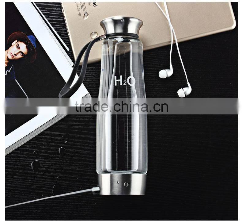 Hydrogen water bottle for drinking
