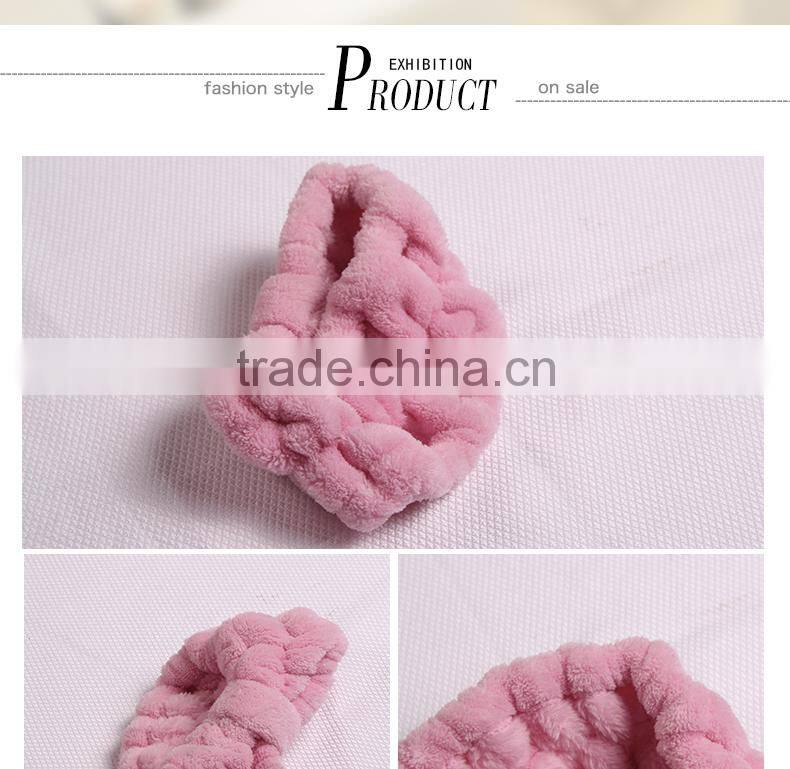 pink cute girl knit headbands wholesale