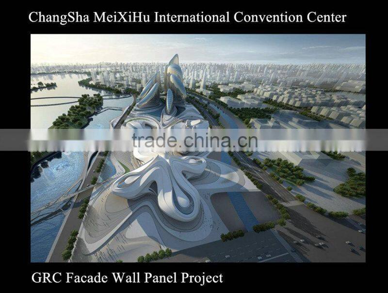 durable building material glass fiber reinforced concrete GFRC panels