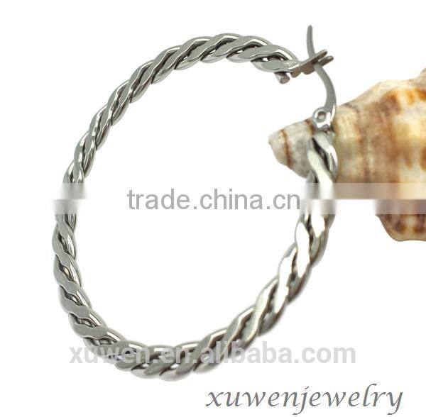 OEM stainless steel stick on earrings for adults